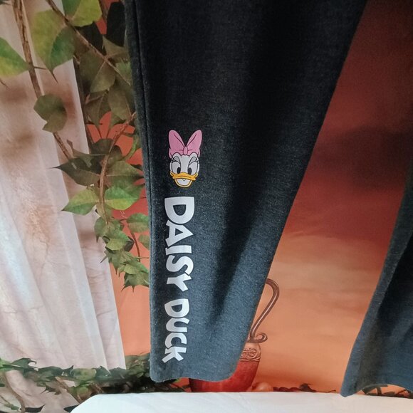 EUC: Girls' Disney Daisy Duck sz Medium Black and Pink Leggings - Picture 4 of 4